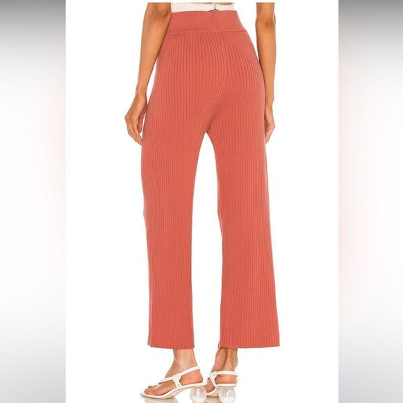 Cult Gaia Jada Knit Pants In Orange.Size L - Picture 4 of 14